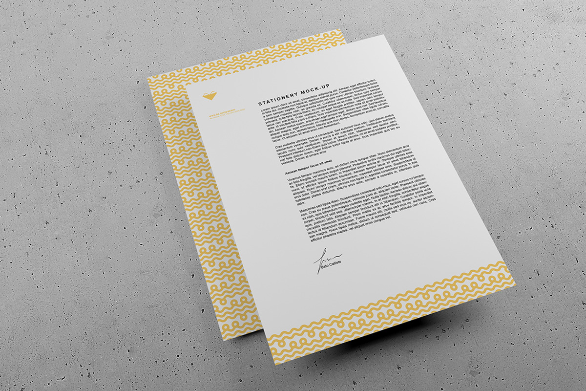Branding Stationery PSD mock-up, a Product Mockup by Graxaim Mock-up (Photo 7 of 8)