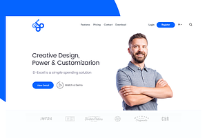 Corporate Landing Page, a Landing Page Template by Pranav