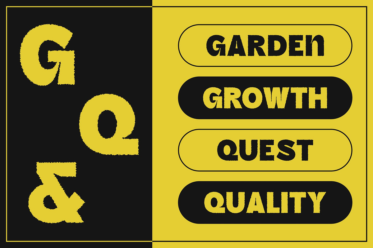 Marsen Rough, a Sans Serif Font by Craft Supply Co. (Photo 4 of 8)