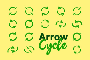 Arrow Cycle Vector Objects