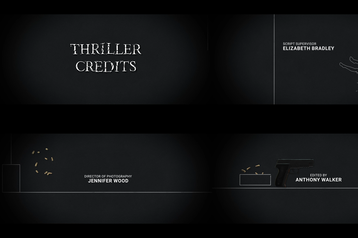 Thriller Credits Project For Pr Pro