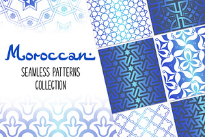 Moroccan Seamless Patterns, a Pattern Graphic by Artspace