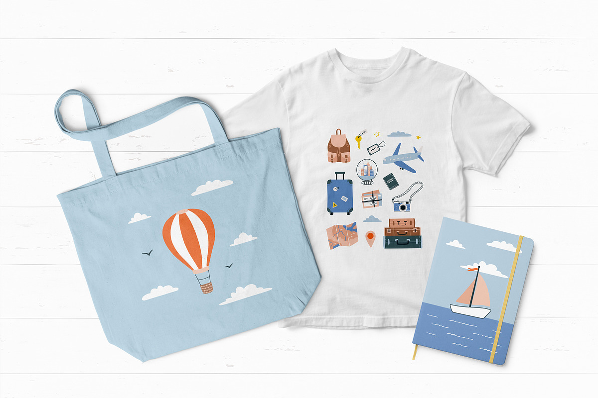 Travel Illustrations & Patterns, an Illustration by Redchocolate (Photo 9 of 9)