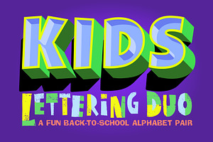 Kids Lettering Duo