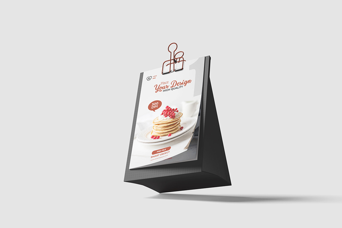 Modern Table Tent Mockup, an Advertising Mockup by bimockup (Photo 6 of 6)