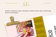 US Paper Collateral Mockup, a Marketing Template by CC CREATIVE CO (Thumbnail 2 of 8)