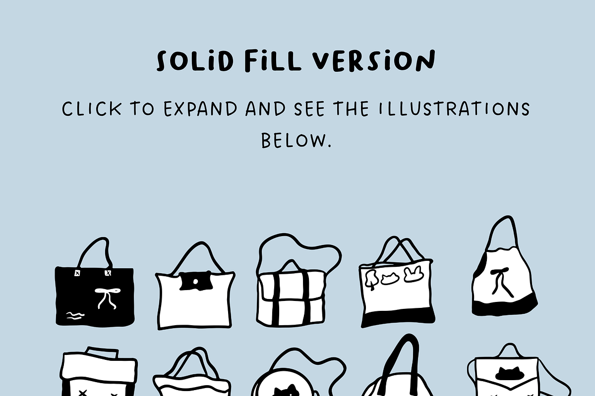 92+ Minimalist Fashion Bag Set, an Object Illustration by The Journey Atelier (Photo 4 of 5)