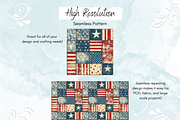 Vintage American Quilt Seamless, a Pattern Graphic by Paper & Pattern Studio (Thumbnail 3 of 8)