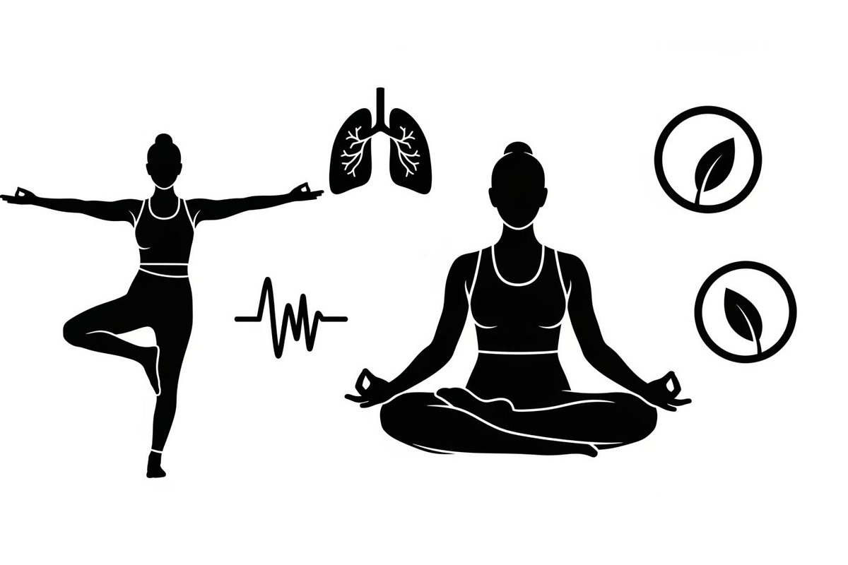 Yoga Meditation Silhouette Vector Bu, an Illustration by Artivon (Photo 17 of 40)