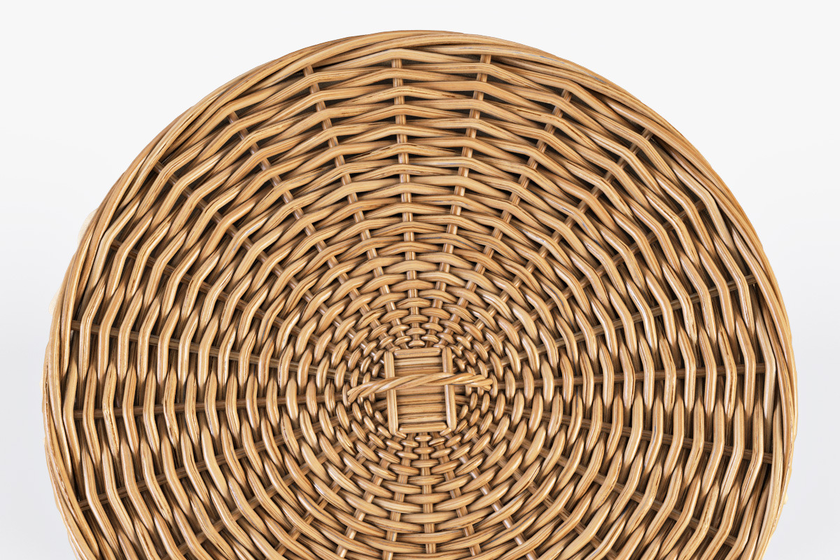Wicker Laundry Basket 03 Natural, an Object 3D Model by Markelos (Photo 5 of 12)