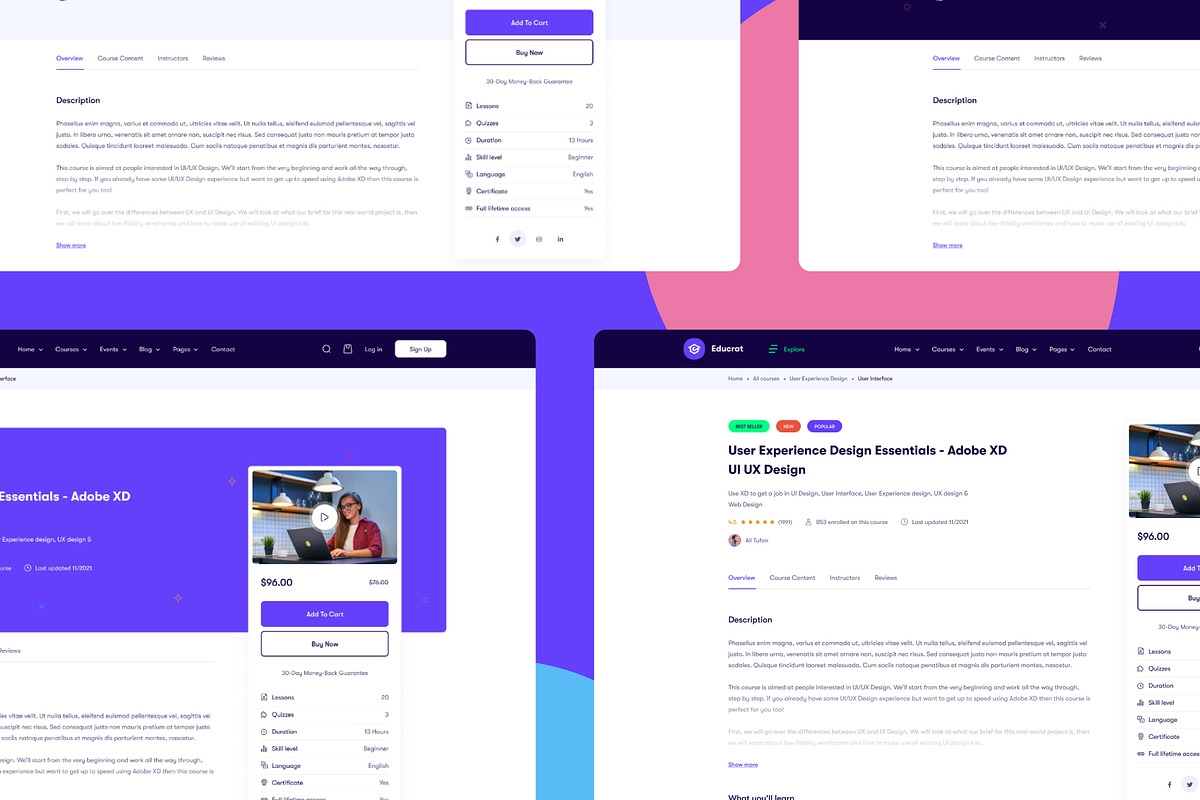 Educrat — LMS Education HTML Theme, a HTML Template by CreativeLayerss (Photo 3 of 3)