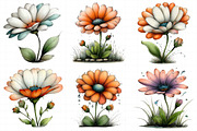 Whimsical Spring Daisy Flower Clipar, an Illustration by Daily.Designs (Thumbnail 8 of 8)