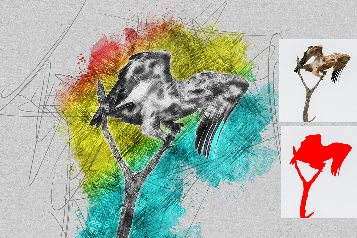 Realistic Pencil Sketch Photoshop, an Action Add-On by MRI STUDIO (Photo 12 of 17)