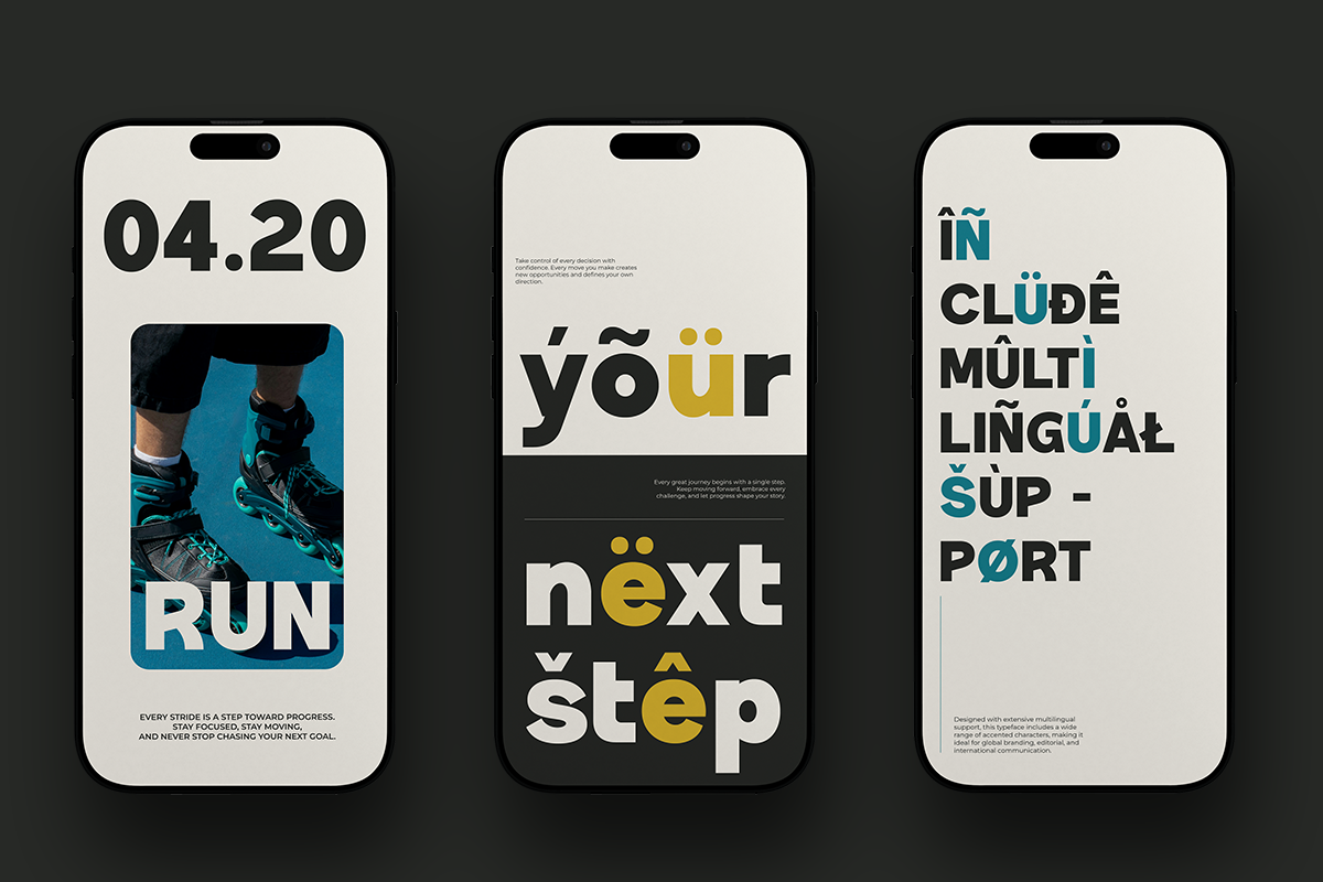 Galcio - Modern Bold Sans Serif Font, a Sans Serif Font by Say Studio (Photo 3 of 10)