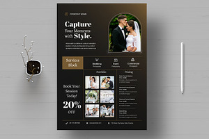 Photography Flyers Template, a Flyer Template by MightyDesign