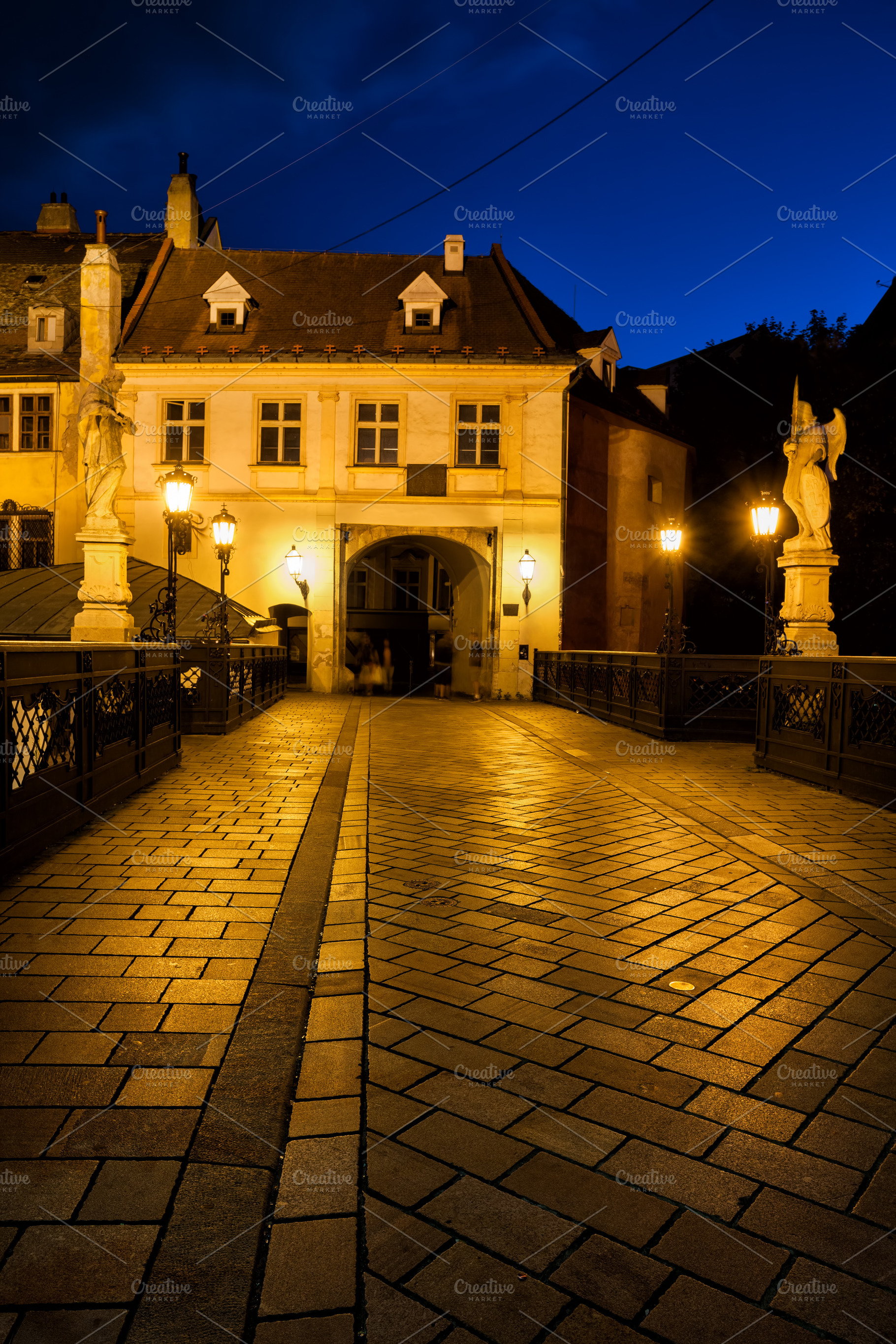 Street to the Old Town of Bratislava, an Architecture Photo by Artur Bogacki