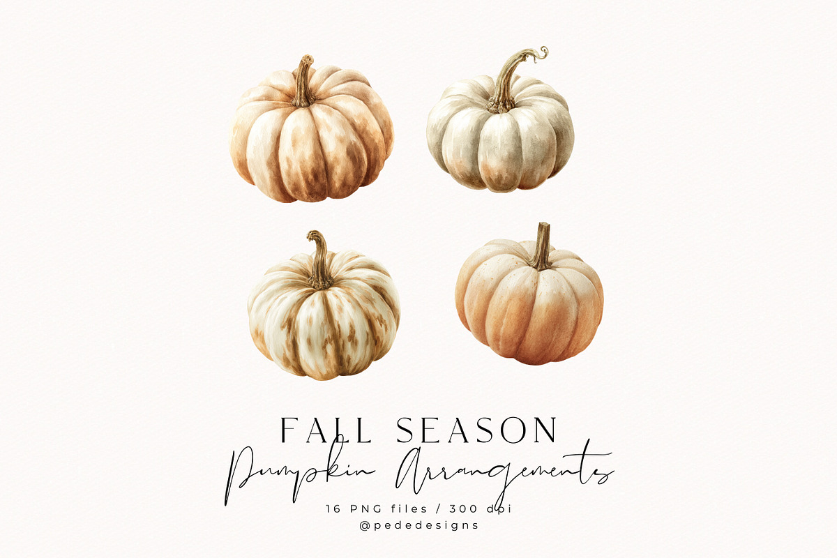 Fall Season Collection, a Seasonal Illustration by PeDe Designs (Photo 18 of 32)