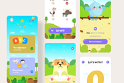 ABC Kid Learning Mobile App, an UI Kit Template by No.13 (Thumbnail 2 of 3)