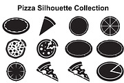 Pizza Slice Silhouette Shapes, an Object Graphic by Designs_River (Thumbnail 1 of 3)