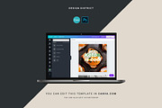 Fitness Instagram Creator, a Social Media Template by Design District (Thumbnail 9 of 21)