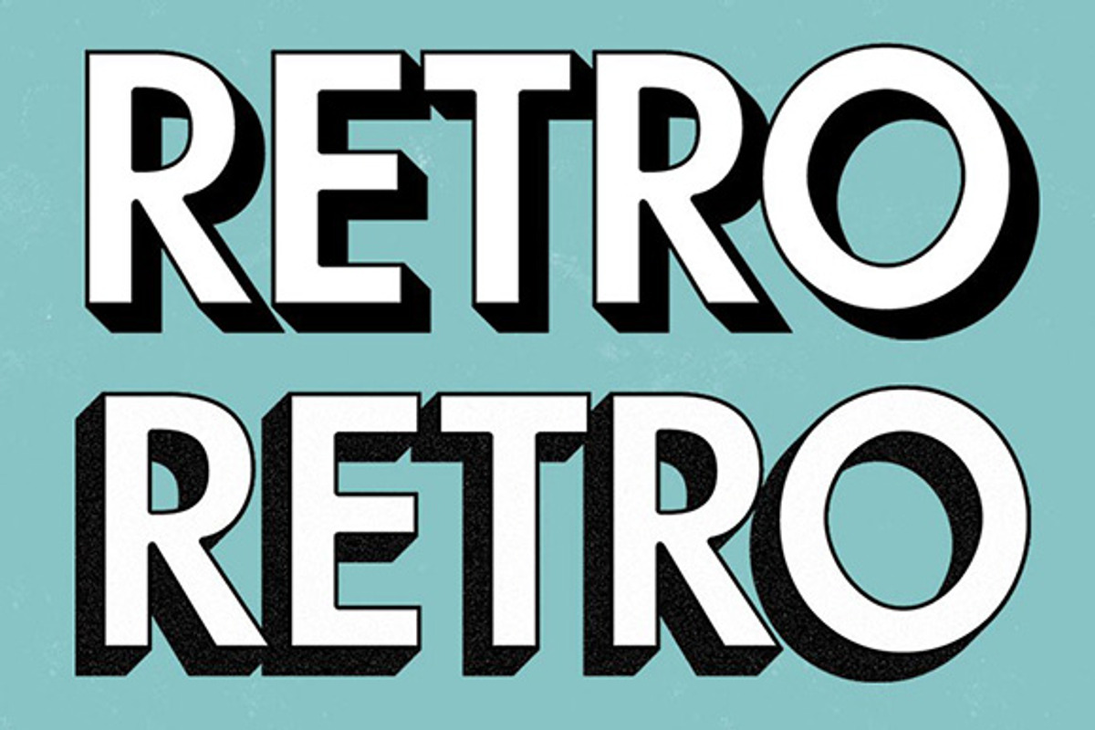 10 Retro Text Effect Actions preview 2