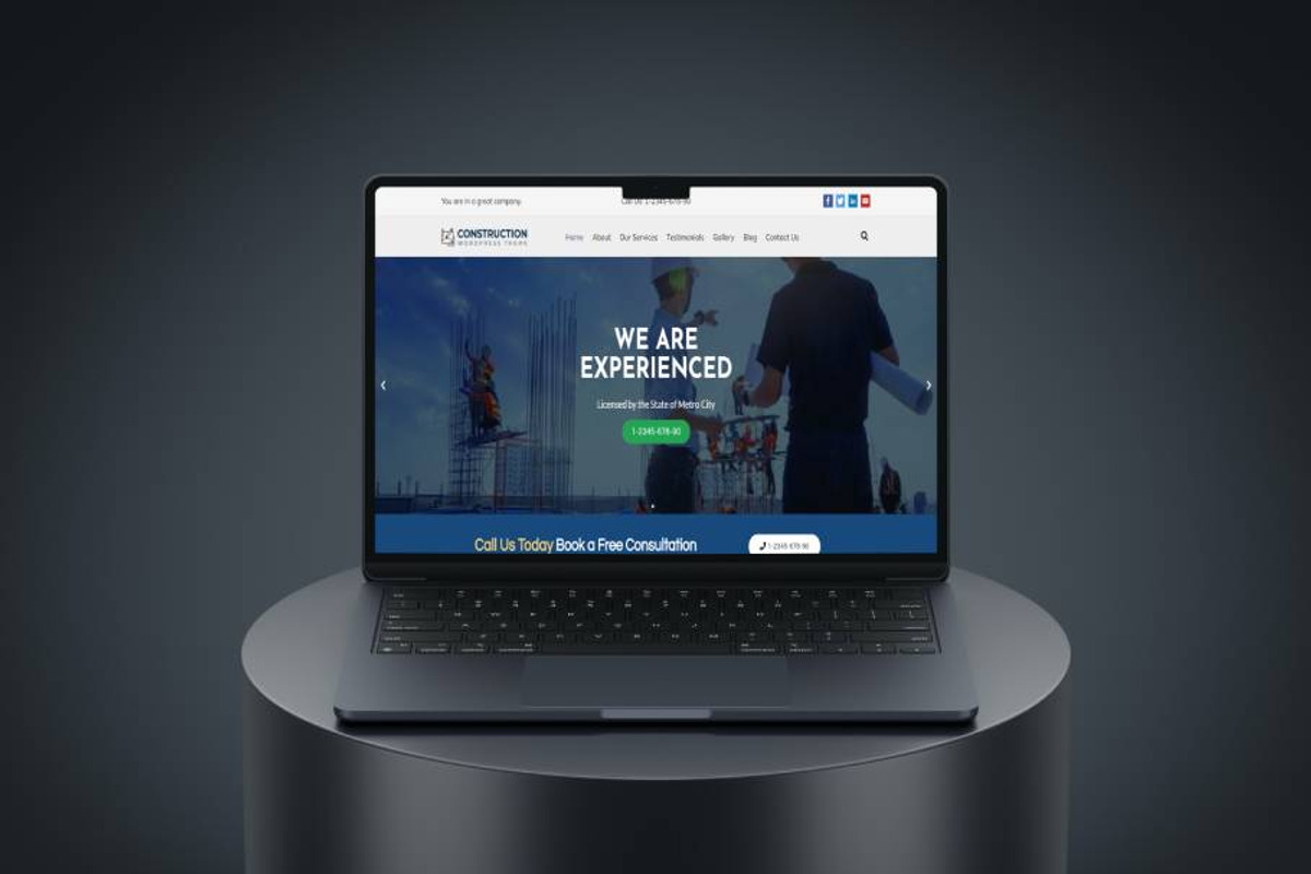 Construction WordPress Theme preview 5