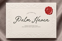 Palm Haven Elegant Handwritten