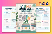 ADHD Clarity System Workbook, a Stationery Template by Designmela01 (Thumbnail 3 of 6)