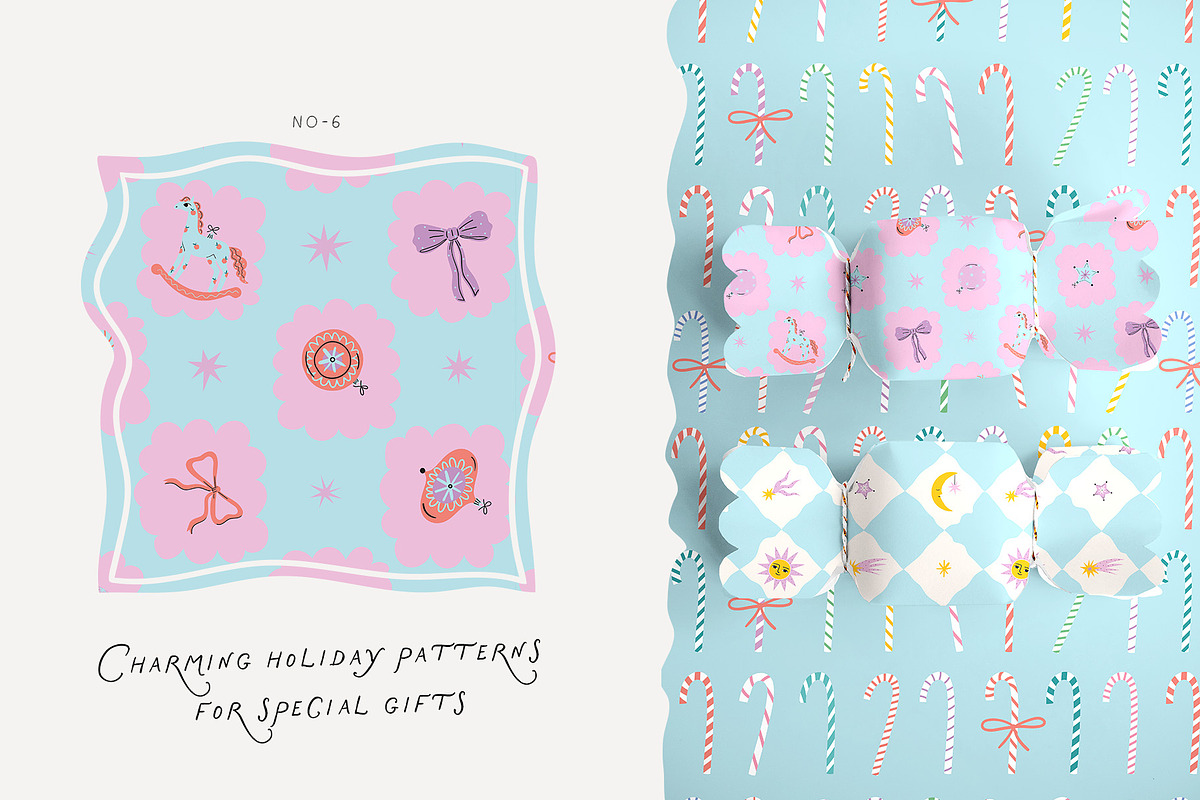 WINTER'S GALLOP. Seamless patterns, a Pattern Graphic by annartdreams (Photo 6 of 10)