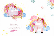 Watercolor Unicorn collection., a Graphic by Irene_Boiko_ART (Thumbnail 7 of 11)