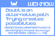Human Life font, a Sans Serif Font by weknow (Thumbnail 3 of 8)