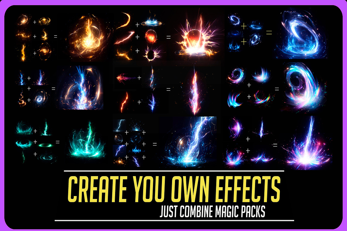 Magic Effects Bundle - 13 Packs, an Object Graphic by Mikel Blazgad (Photo 6 of 21)