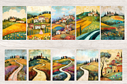TUSCANY COUNTRYSIDE JUNK JOURNAL, a Decorative Illustration by Daring Digies (Thumbnail 4 of 9)