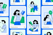 Shopping Illustration Art, a Person Illustration by Vectors Market (Thumbnail 5 of 9)
