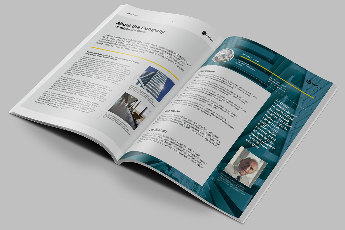 Kreatype Brochure, a Brochure Template by Kreatype Studio (Photo 4 of 15)