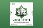 Eco friendly Ganesh Chaturthi 5 post, a Social Media Template by AyyazMomin (Thumbnail 2 of 6)