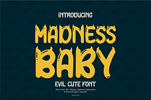 Madness Baby | Evil Cute Font