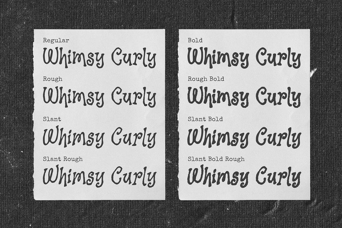 Whimsy Pops – Curly Handwriting Font, a Handwritten Font by Blankids Studio (Photo 10 of 11)
