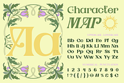 Sanridge - Art Nouveau Typeface, a Serif Font by Artisan Themes (Thumbnail 2 of 11)