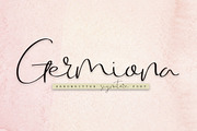 Germiona, a Script Font by Katie Holland (Thumbnail 1 of 8)