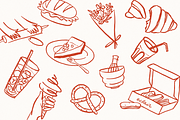Bakery & Coffee Illustration Set, a Food Illustration by Studio Papercuts (Thumbnail 5 of 10)