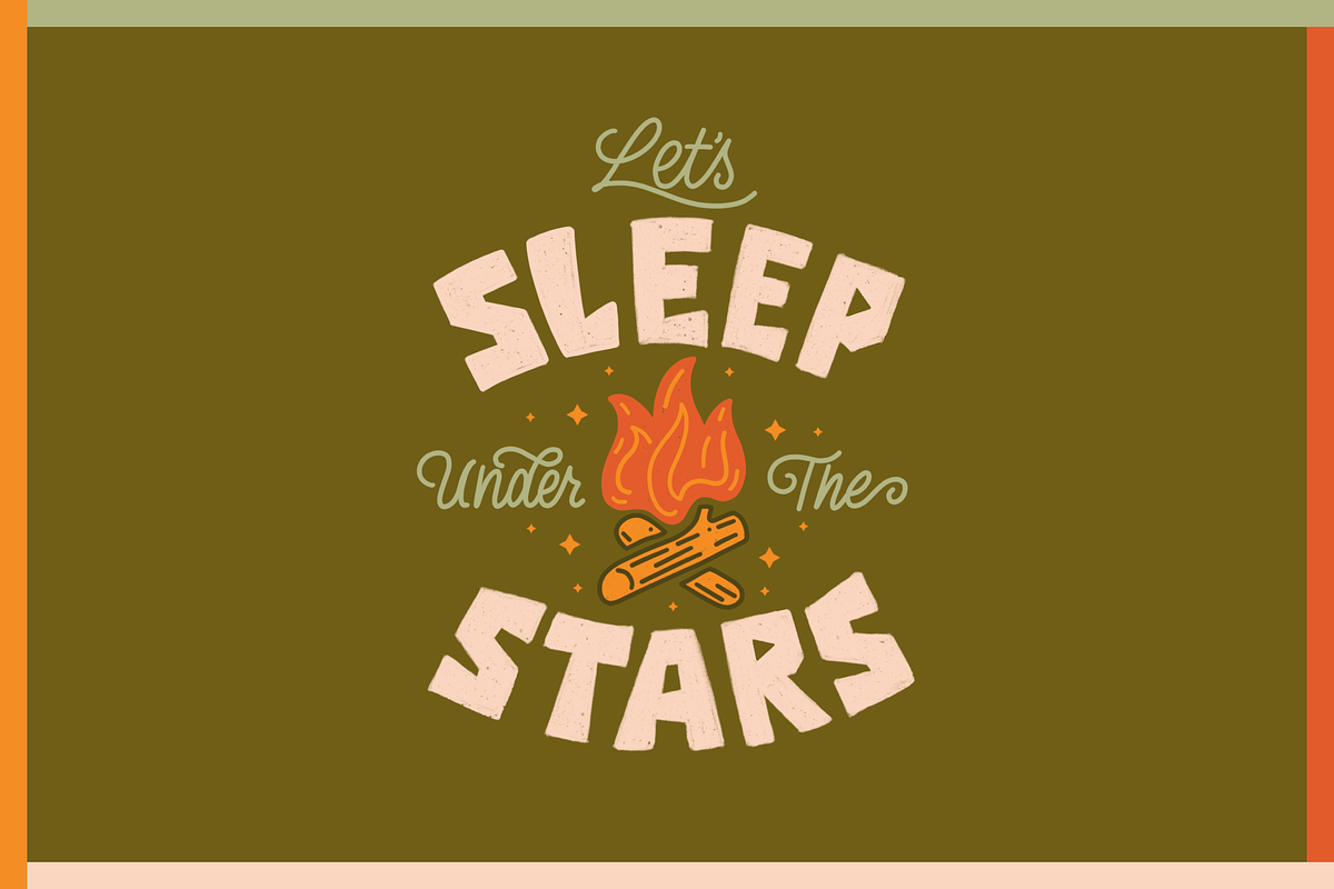 Outdoor Camping Illustration Badges, an Illustration by Abigail Creative (Photo 2 of 7)