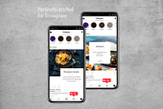 Food - social media template, a Social Media Template by Digital Breath templates (Thumbnail 5 of 6)
