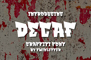 DECAF, a Font by twinstd (Thumbnail 1 of 8)