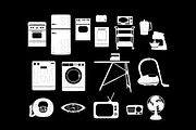 Mid Century Mod Appliance Graphics, an Icon by Little Star Creative (Thumbnail 2 of 3)