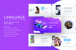 Mobile App Pitch Deck Presentation