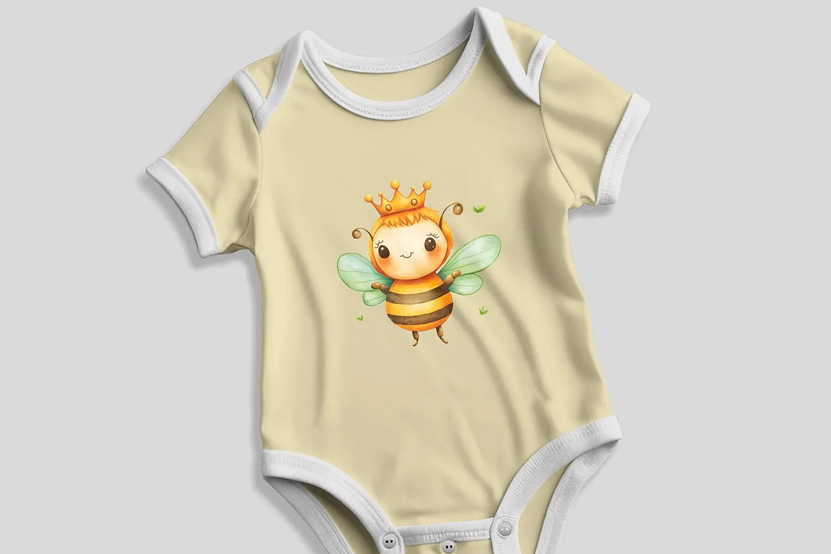 Busy Baby Bees Clipart PNG, an Animal Illustration by DesignRocket (Photo 4 of 7)