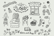 Warm and Cozy Illustrations, an Object Illustration by AJ Doodles (Thumbnail 2 of 14)