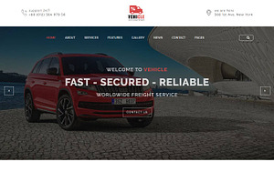 Vehicle - Bootstrap Template