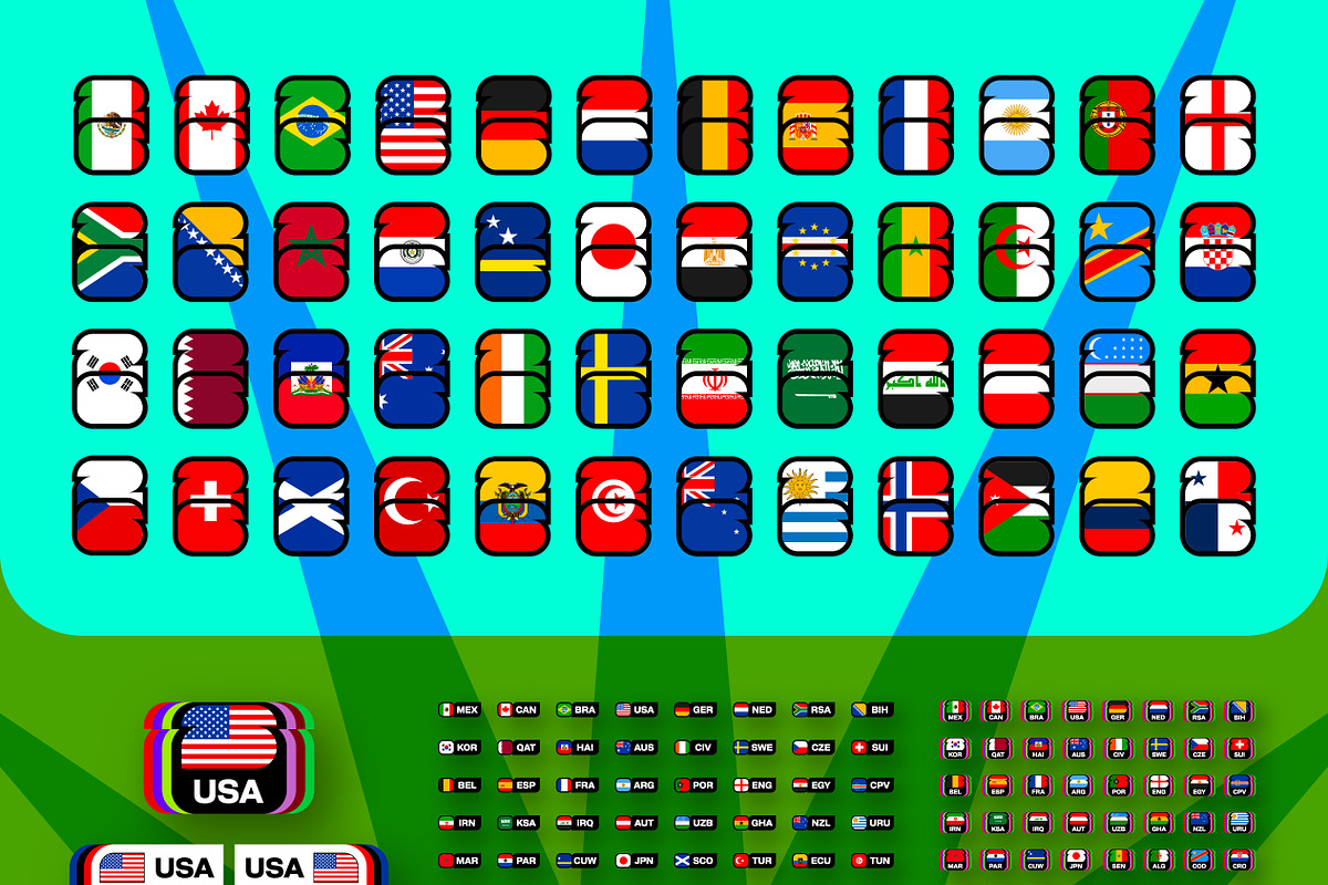 World Cup 2026 Graphics Mega Pack, a Sport Illustration by Lunarts Studio (Photo 7 of 10)